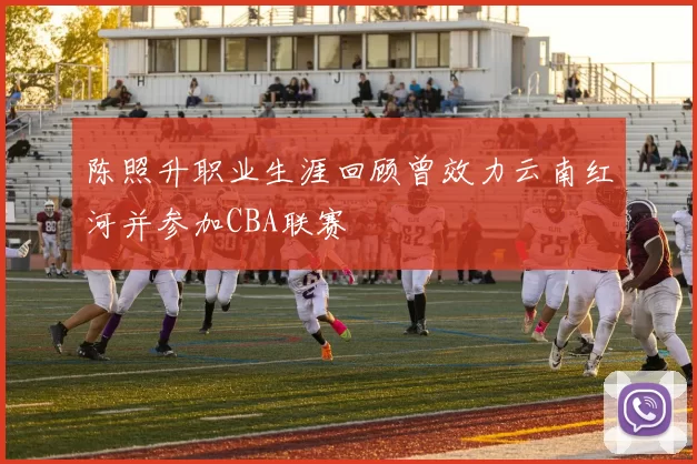 陈照升职业生涯回顾曾效力云南红河并参加CBA联赛